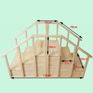 測查用樓梯規(guī)格上平臺由兩梯相對合成的平臺長50cm寬60cm高50cm